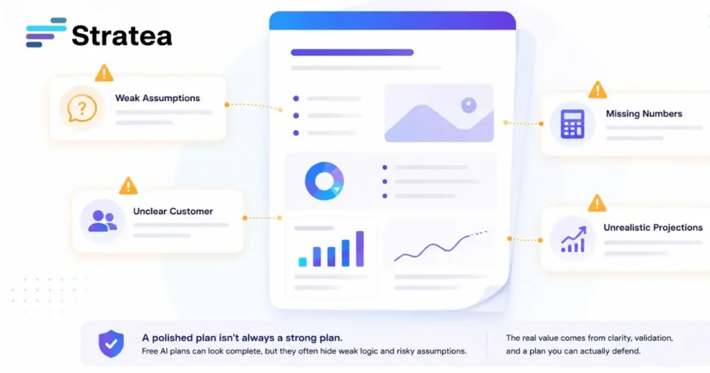 Free Business Plan Generator: Build a Plan You Can Edit, Improve, and Defend Common weaknesses found in generic AI business plans