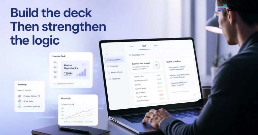 Build the deck: Then strengthen the logic