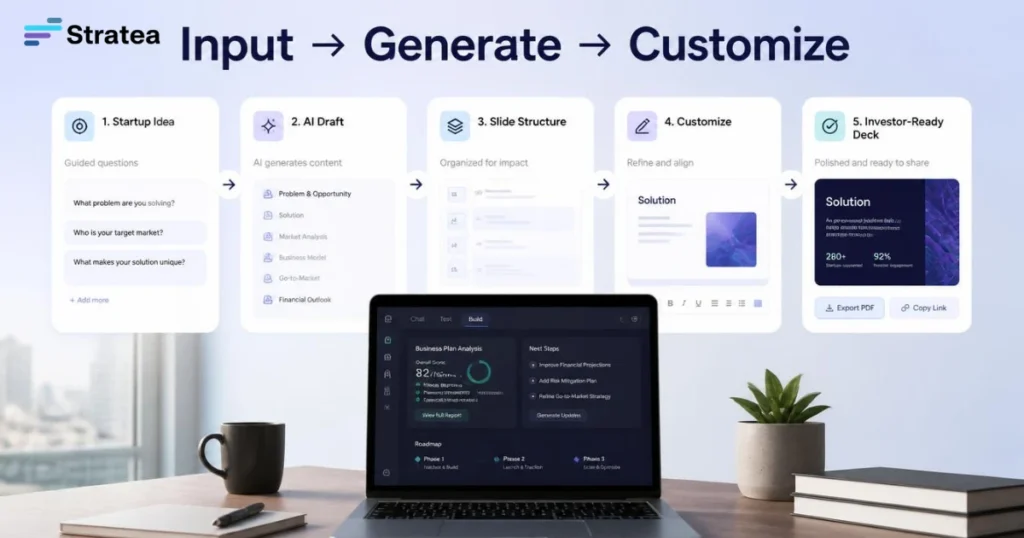 Input → Generate → Customize