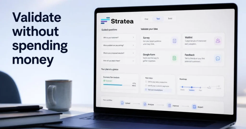 Validate without spending money