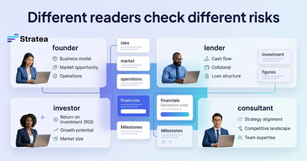 Different readers check different risks