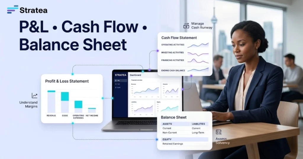 P&L • Cash Flow • Balance Sheet