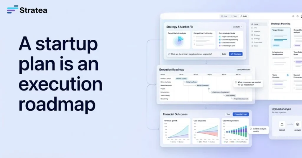 A startup plan is an execution roadmap